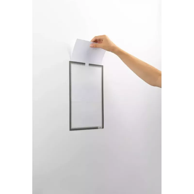 Soporte de documentos Durable 400657 A4 gris 236x323 mm 5 unidades