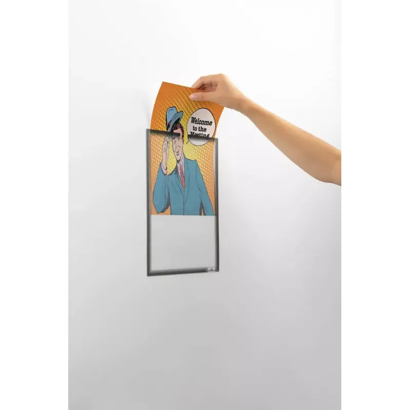 Soporte de documentos Durable 400657 A4 gris 236x323 mm 5 unidades