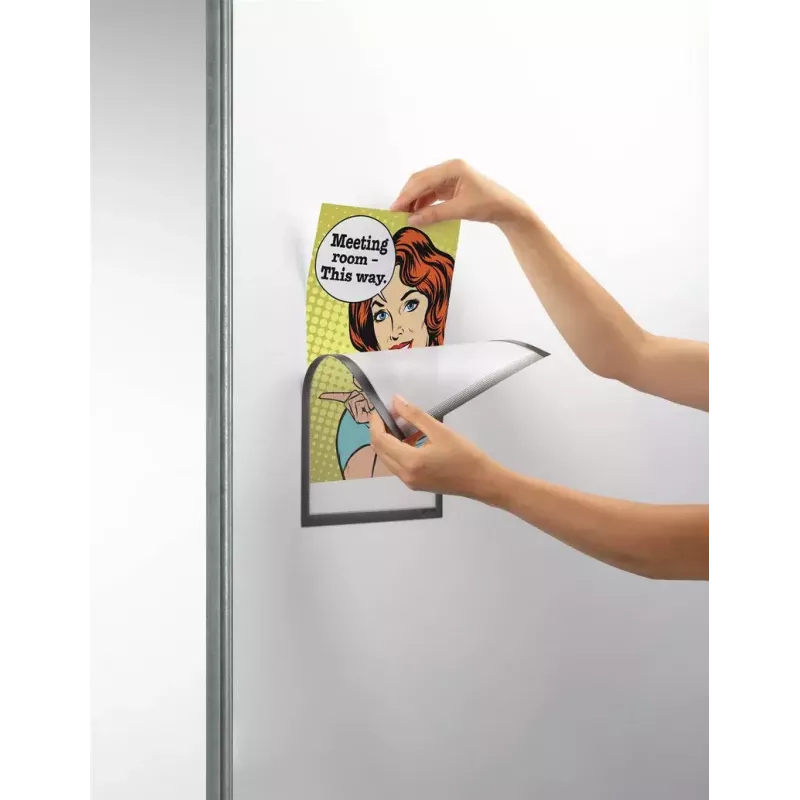 Soporte de documentos Durable 400757 A4 gris 236x323 mm 5 unidades