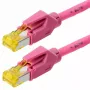 Cable de red Helos 120086 magenta 3 m Cat6a S/FTP