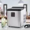 Máquina de hielo ProfiCook PC-EWB 1253 — 12 kg/24h, depósito de 1,5 L, 2 tamaños de cubito, 120 W, negro/gris