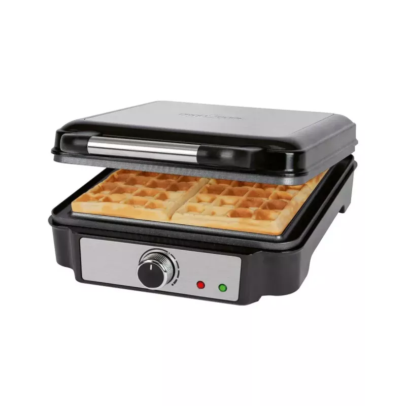 Gofrera ProfiCook PC-WA 1241 4 gofres 1200 W negra acero inoxidable
