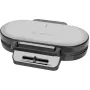 Gofrera CLATRONIC WA3745, 2 gofres, 1200 W, inserto de acero inoxidable, placas antiadherentes, gris