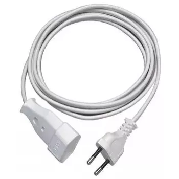 Cable alargador de corriente REV H03VVH2-F 2x0,75 mm²
