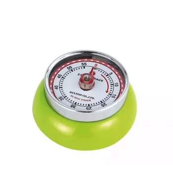 Temporizador de cocina mecánico Zassenhaus SPEED verde