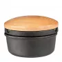 Molinillo de pimienta Zassenhaus 076141 negro madera hierro fundido