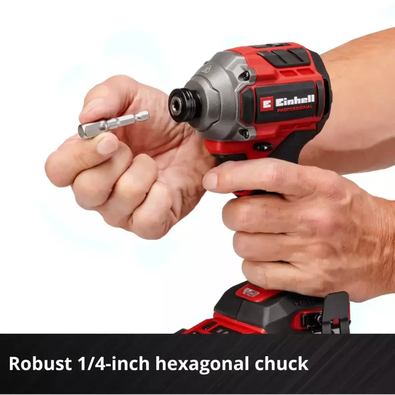 Atornillador de impacto a batería EINHELL TP-CI 18/250-C Li BL, 18 V, sin escobillas – carcasa (sin batería/cargador)