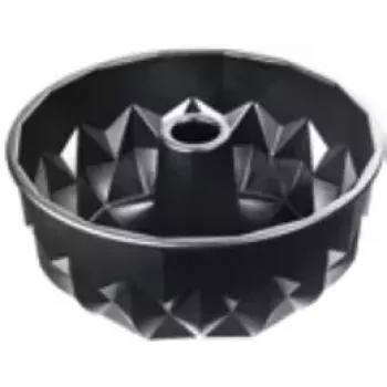 Molde para pastel Kaiser 2300646794 redondo superficie estriada 25,5x25,5x11,5 mm