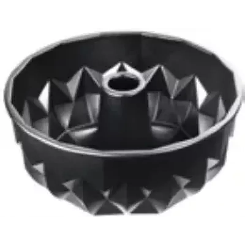 Molde para pastel Kaiser 2300646794 redondo superficie estriada 25,5x25,5x11,5 mm
