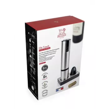 Abridor de botellas Peugeot Saveurs Elis Touch acero inoxidable