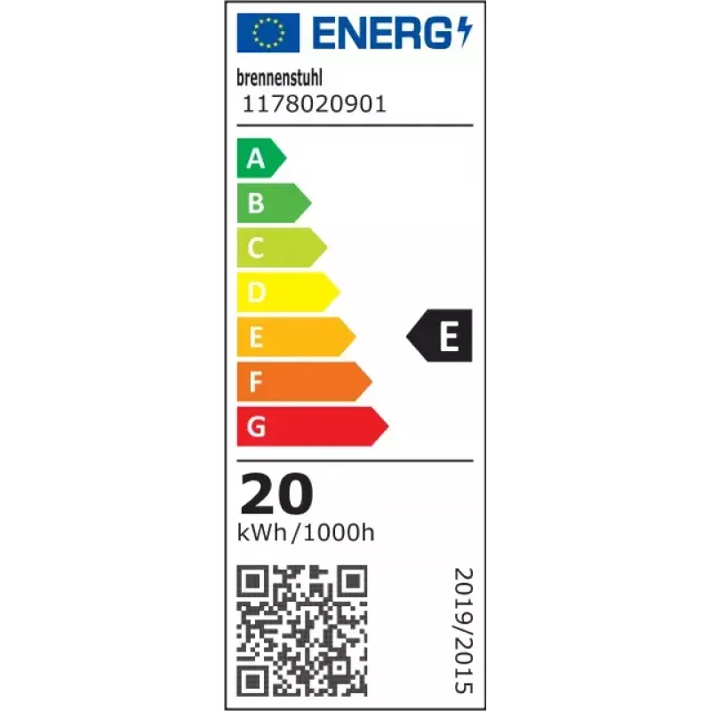 Foco Brennenstuhl 1178020901 20W LED gris IP44 sensor PIR