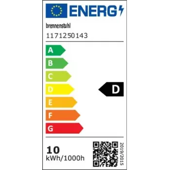 Foco Brennenstuhl 1171250143 Negro 10 W LED IP65 Metal