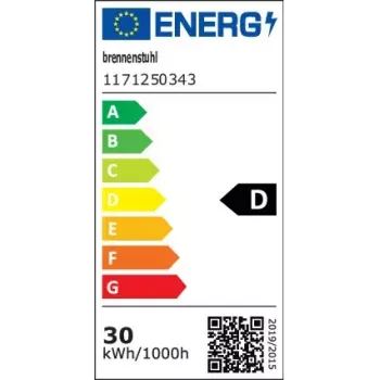 Foco Brennenstuhl 1171250343 negro 30W LED IP20 metal