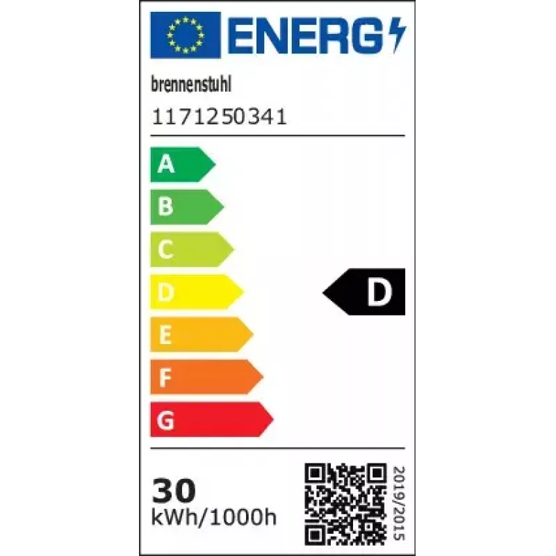 Foco Brennenstuhl 1171250341 Negro 30 W LED IP65 Metal