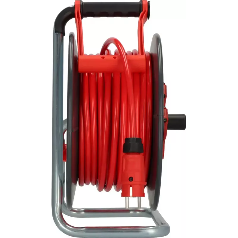 Regleta de enchufes Brennenstuhl SC 3210 4 salidas AC 3000 W Negro Rojo Plata