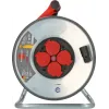 Regleta de enchufes Brennenstuhl SC 3210 4 salidas AC 3000 W Negro Rojo Plata