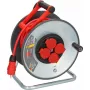 Regleta de enchufes Brennenstuhl SC 3210 4 salidas AC 3000 W Negro Rojo Plata