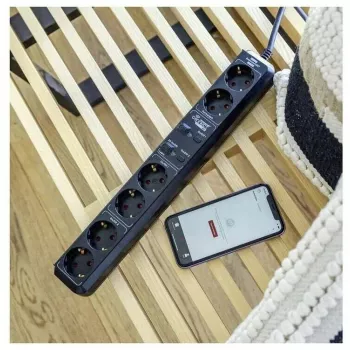 Regleta de enchufes Brennenstuhl Eco-Line WiFi 6 tomas, cable de 1,5 m, mando a distancia