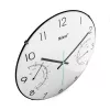 Reloj de cuarzo Mebus 16106 redondo negro blanco