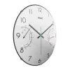 Reloj de cuarzo Mebus 16106 redondo negro blanco