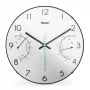Reloj de cuarzo Mebus 16106 redondo negro blanco