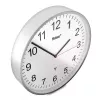 Reloj mecánico Mebus 19411 pared/mesa redondo blanco