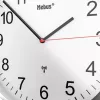 Reloj mecánico Mebus 19411 pared/mesa redondo blanco