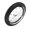 Reloj digital Mebus 19453 redondo negro blanco pila AA
