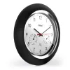 Reloj digital Mebus 19453 redondo negro blanco pila AA