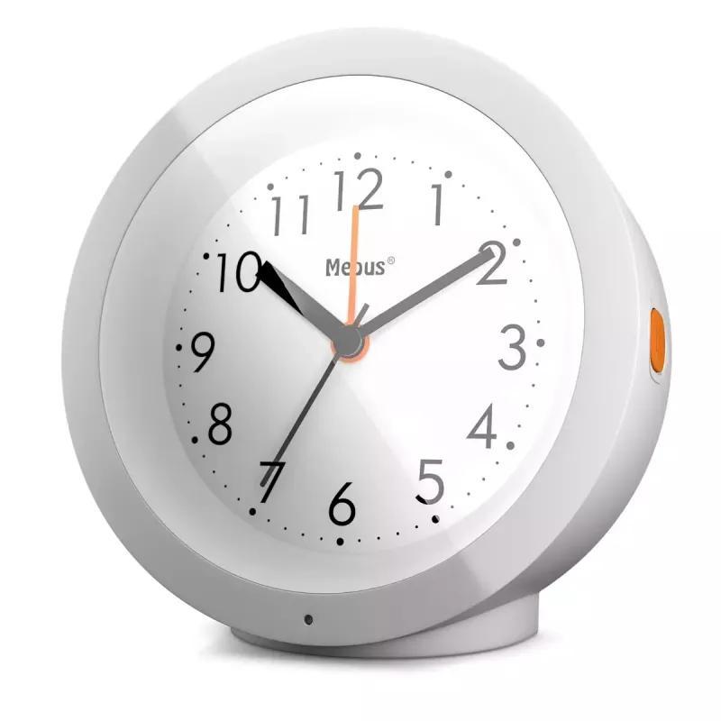 Despertador de cuarzo Mebus 25629 blanco