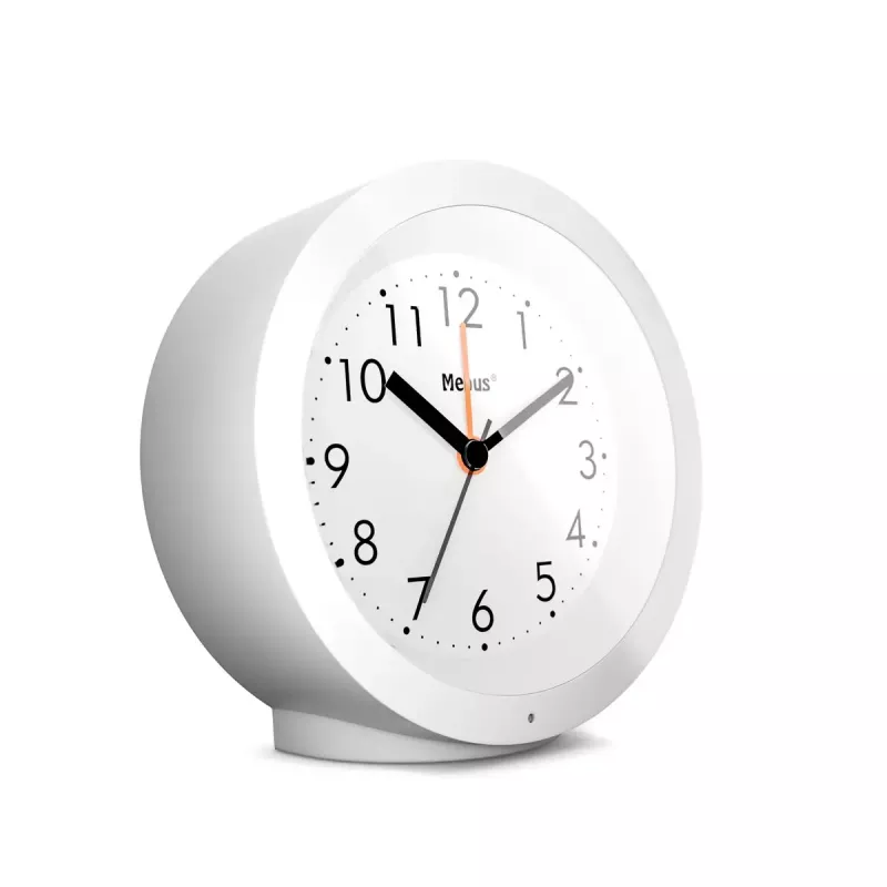 Despertador de cuarzo Mebus 25629 blanco