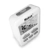 Despertador digital Mebus 25800 blanco rectangular retroiluminación azul
