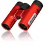 Prismáticos Bresser Spirit 6x24 compactos ligeros, rojos — aumento 6x, objetivo de 24 mm