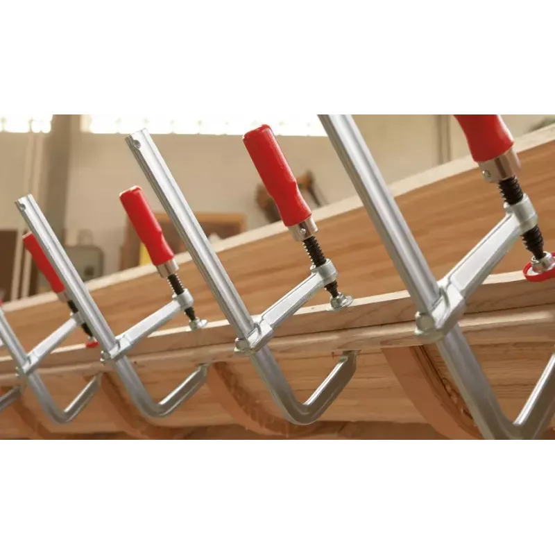 Sargento de apriete en F BESSEY GS25 25 cm aluminio rojo