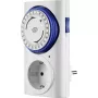 Temporizador analógico REV 0025400103 WS – temporizador de pared mecánico, blanco