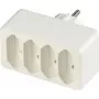 Adaptador REV de 4 tomas euro con cable blanco 0512738777 WS, salida de 4 tomas euro, blanco