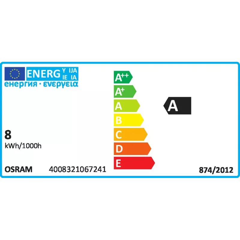 Tubo fluorescente Osram Lumilux T5 Short 8 W G5 blanco frío 430 lm