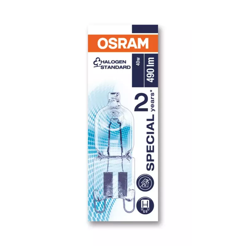 Lámpara halógena Osram HALOPIN OVEN 40 W 230 V G9 blanco cálido