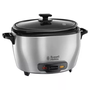 Olla arrocera Russell Hobbs Maxicook 5L 1000W negra acero inoxidable