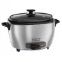Olla arrocera Russell Hobbs Maxicook 5L 1000W negra acero inoxidable