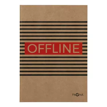 PAGNA 26071-15 cuaderno A4, cuadriculado, 80 hojas / 160 páginas, marrón