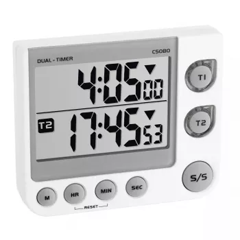 Temporizador de cocina digital TFA-Dostmann 38.2025 blanco 5999 min