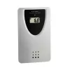 Reloj de pared radiocontrolado TFA-Dostmann 60.4510.01, negro