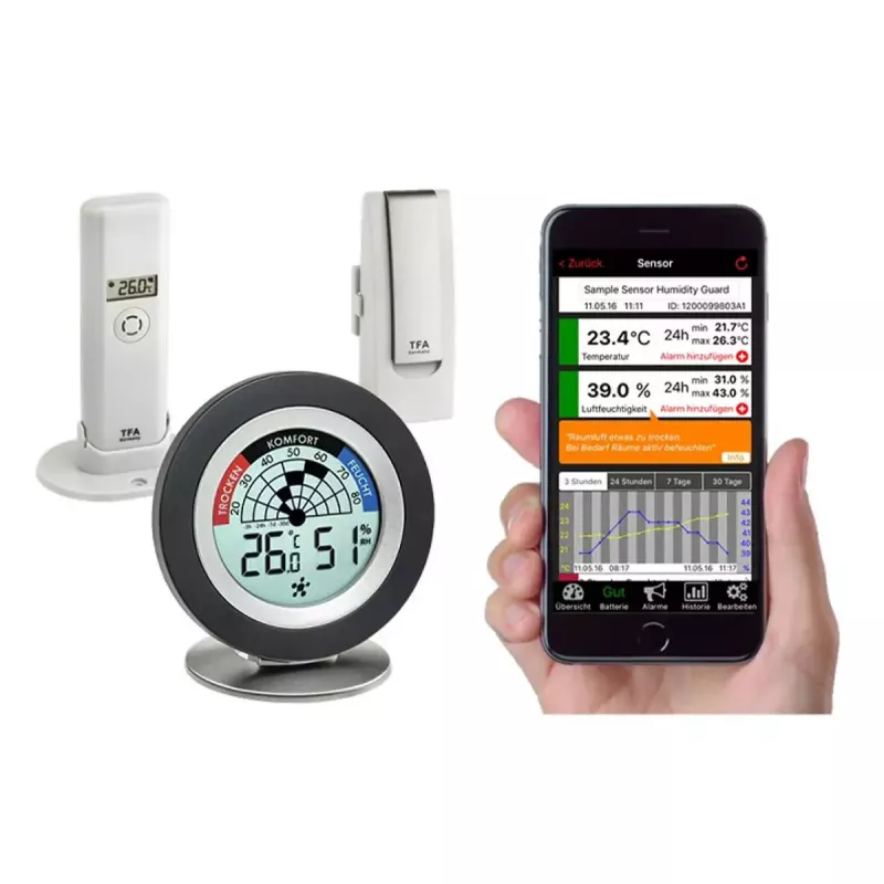 Sensor ambiental TFA-Dostmann WeatherHub