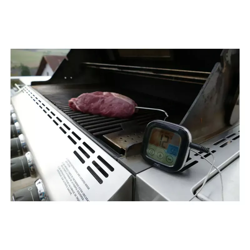 Termómetro digital para carne BBQ tfa dostmann 14.1509.01 — pila AAA, 72×72×25 mm