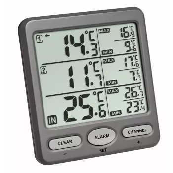 TFA-Dostmann 30.3062 sensor de temperatura interior/exterior de sobremesa inalámbrico