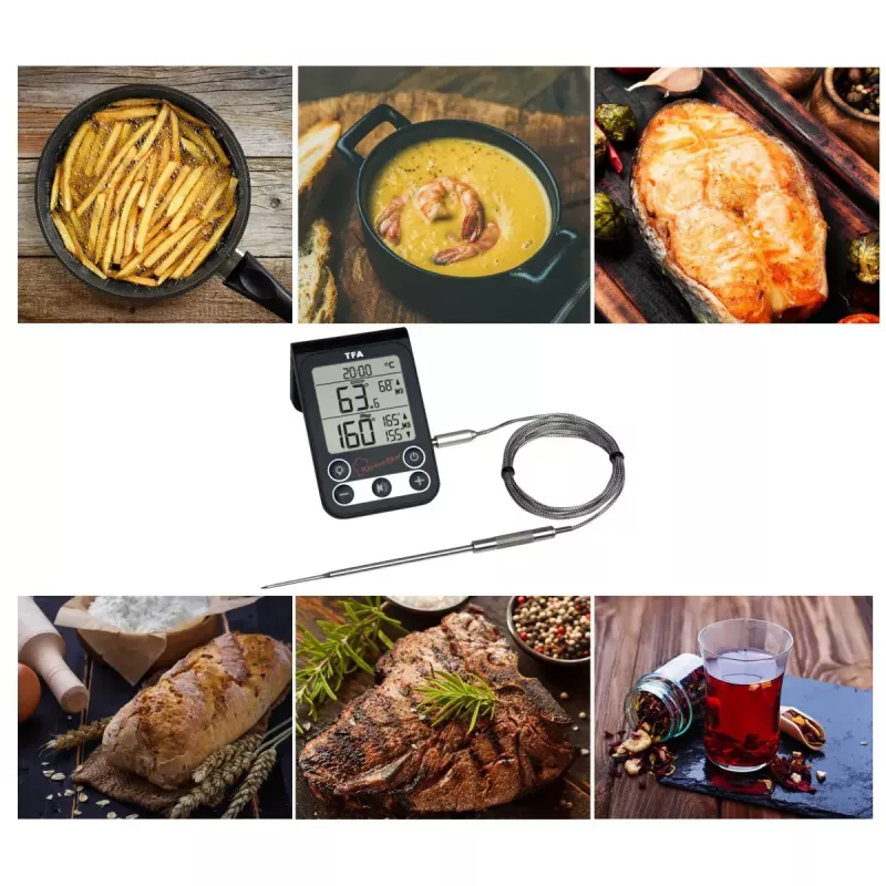 Termómetro de alimentos TFA-Dostmann 14.1512.01 -20 a 300 °C
