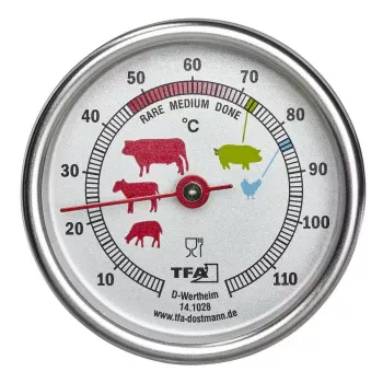 Termómetro de alimentos TFA-Dostmann 14.1028 0 - 120 °C analógico 51 mm 34 g