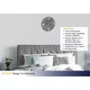 Reloj de pared TFA-Dostmann CONTOUR redondo gris blanco 35 cm