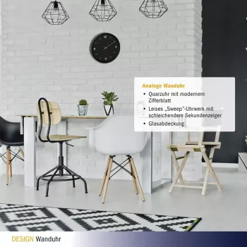 Reloj de pared TFA-Dostmann analógico 60.3056.01